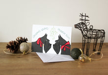 Load image into Gallery viewer, two scottish terrier illustrated by Harriet Billingham illustration