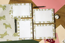 Load image into Gallery viewer, Soft Coated Wheaten Terrier Pattern Notepad