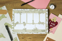 Load image into Gallery viewer, Soft Coated Wheaten Terrier Pattern Weekly Planner