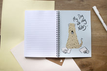 Load image into Gallery viewer, inside back cover a5 drawn by Harriet billingham