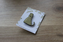 Load image into Gallery viewer, Soft Coated Wheaten Terrier Enamel 2024 pin badge