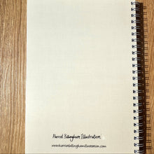Load image into Gallery viewer, back cover of notebook