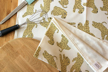 Load image into Gallery viewer, soft coated wheaten terrier pattern tea towel