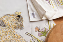 Load image into Gallery viewer, Soft Coated Wheaten Terrier Butterfly Tea Towel