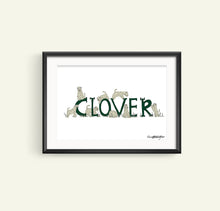 Load image into Gallery viewer, Wheaten Name/Kennel Customised Print