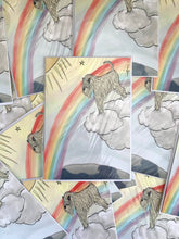 Load image into Gallery viewer, Rainbow Bridge Soft Coated Wheaten Terrier Card Laydown