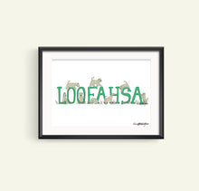 Load image into Gallery viewer, Wheaten Name/Kennel Customised Print