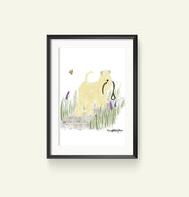 Load image into Gallery viewer, Soft Coated Wheaten Terrier Walk Our Wheaten Print with frame
