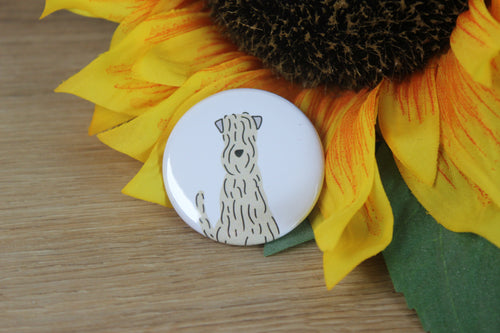 Soft Coated Wheaten Terrier Badge