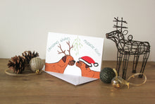 Load image into Gallery viewer, Harriet Billingham illustration border Terrier Christmas card
