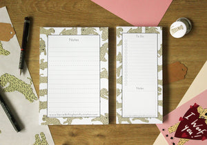 Soft Coated Wheaten Terrier Pattern Weekly Planner & Note Pad Set