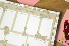 Load image into Gallery viewer, Soft Coated Wheaten Terrier Pattern Weekly Planner
