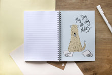 Load image into Gallery viewer, Soft Coated Wheaten Terrier Spiral Notebook
