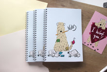 Load image into Gallery viewer, Soft Coated Wheaten Terrier Spiral Notebook
