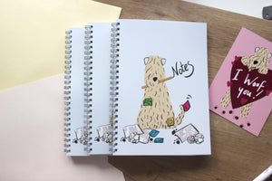 Soft Coated Wheaten Terrier Spiral Notebook