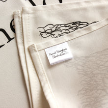 Load image into Gallery viewer, harriet billingham branded label on scwt tea towel
