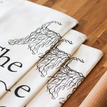 Load image into Gallery viewer, close up of tea towel 
