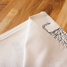 Load image into Gallery viewer, hem on tea towel
