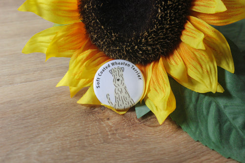 Soft Coated Wheaten Terrier Fan Badge