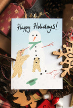 Load image into Gallery viewer, Soft Coated Wheaten Terrier Christmas Card Happy Holidays
