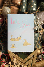 Load image into Gallery viewer, Soft Coated Wheaten Terrier Christmas Card Let It Snow 
