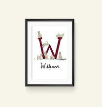 Load image into Gallery viewer, Wheaten Letter Customised Print
