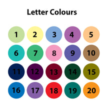 Load image into Gallery viewer, 20 colours to pick from for the custom print
