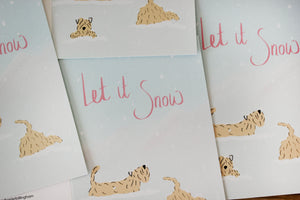 Let It Snow Christmas Card