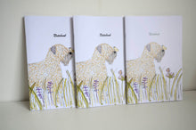 Load image into Gallery viewer, Soft Coated Wheaten Terrier With Butterlfy Notebook
