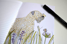 Load image into Gallery viewer, Soft Coated Wheaten Terrier With Butterlfy Notebook
