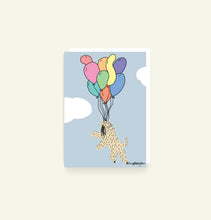 Load image into Gallery viewer, Soft Coated Wheaten Terrier Up Up Away Card
