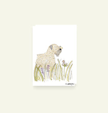 Load image into Gallery viewer, Soft Coated Wheaten Terrier Butterfly Card
