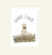 Soft Coated Wheaten Terrier Good Luck Card
