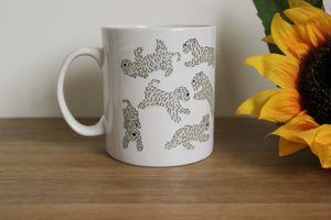 Soft Coated Wheaten Terrier Patterned Mug handle to left