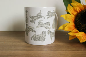 Soft Coated Wheaten Terrier Patterned Mug handle to right