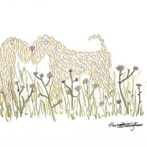 Soft Coated Wheaten Terrier To The One I Love print closeup