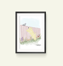 Load image into Gallery viewer, Soft Coated Wheaten Terrier Garden Print 
