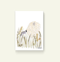 Load image into Gallery viewer, Soft Coated Wheaten Terrier Bluebell Print without frame
