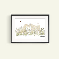 Soft Coated Wheaten Terrier To The One I Love print with frame